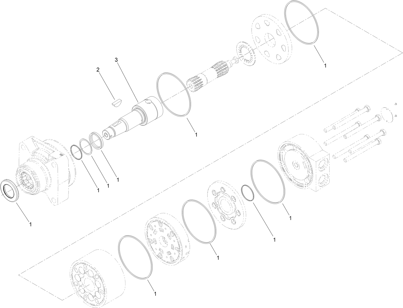 Hydraulic Motor Assembly No. 138-0761