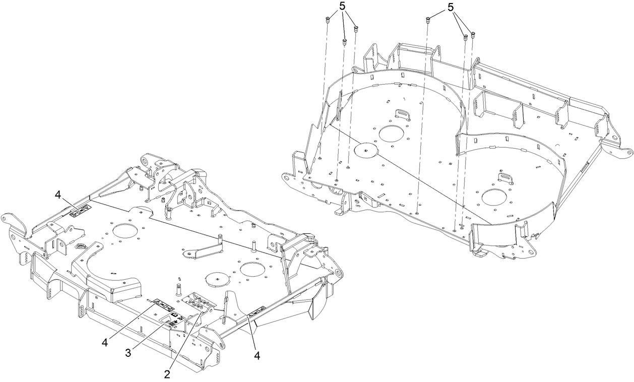 Center Deck Assembly No. 142-6828