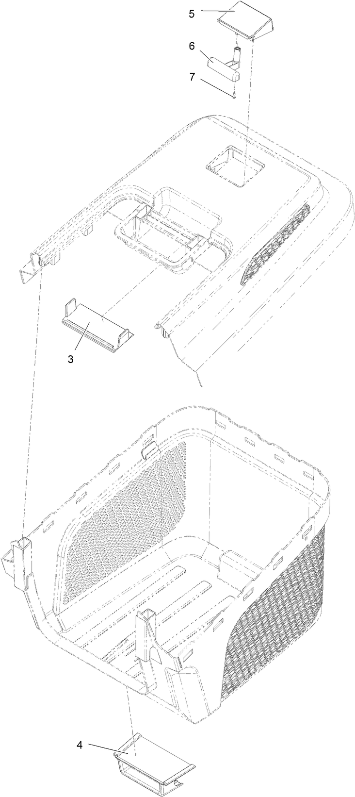 Grass Box Assembly No. 134-6957