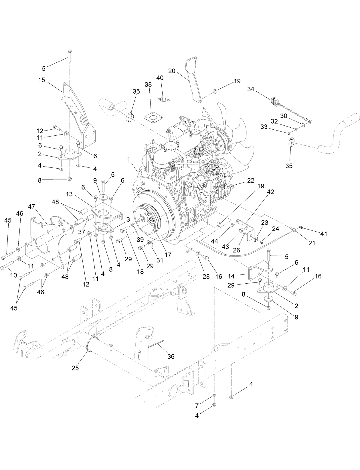Engine Installation Assembly