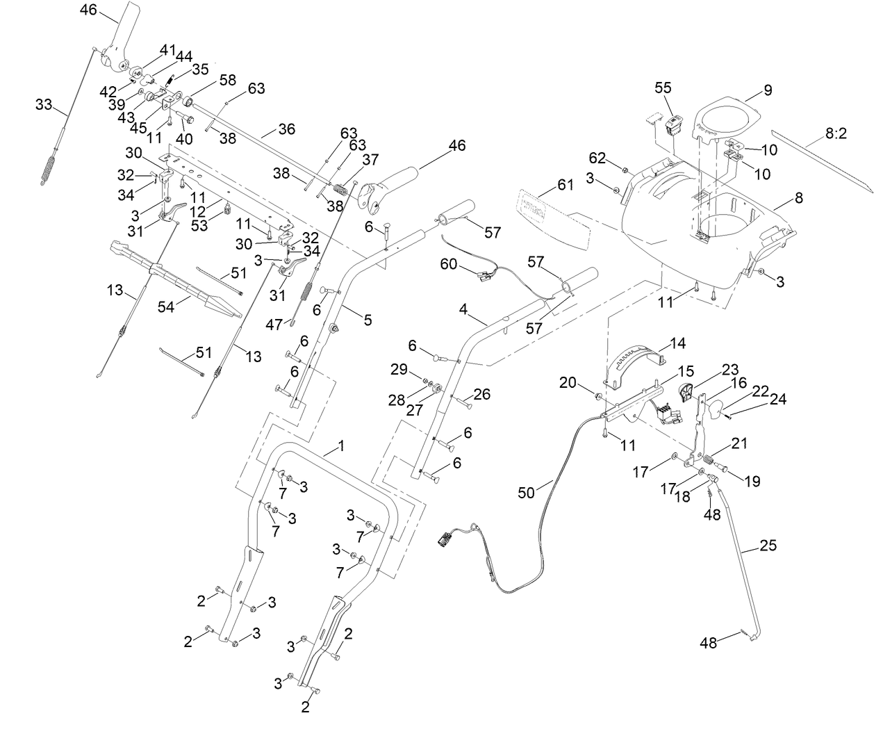 Handle and Control Assembly