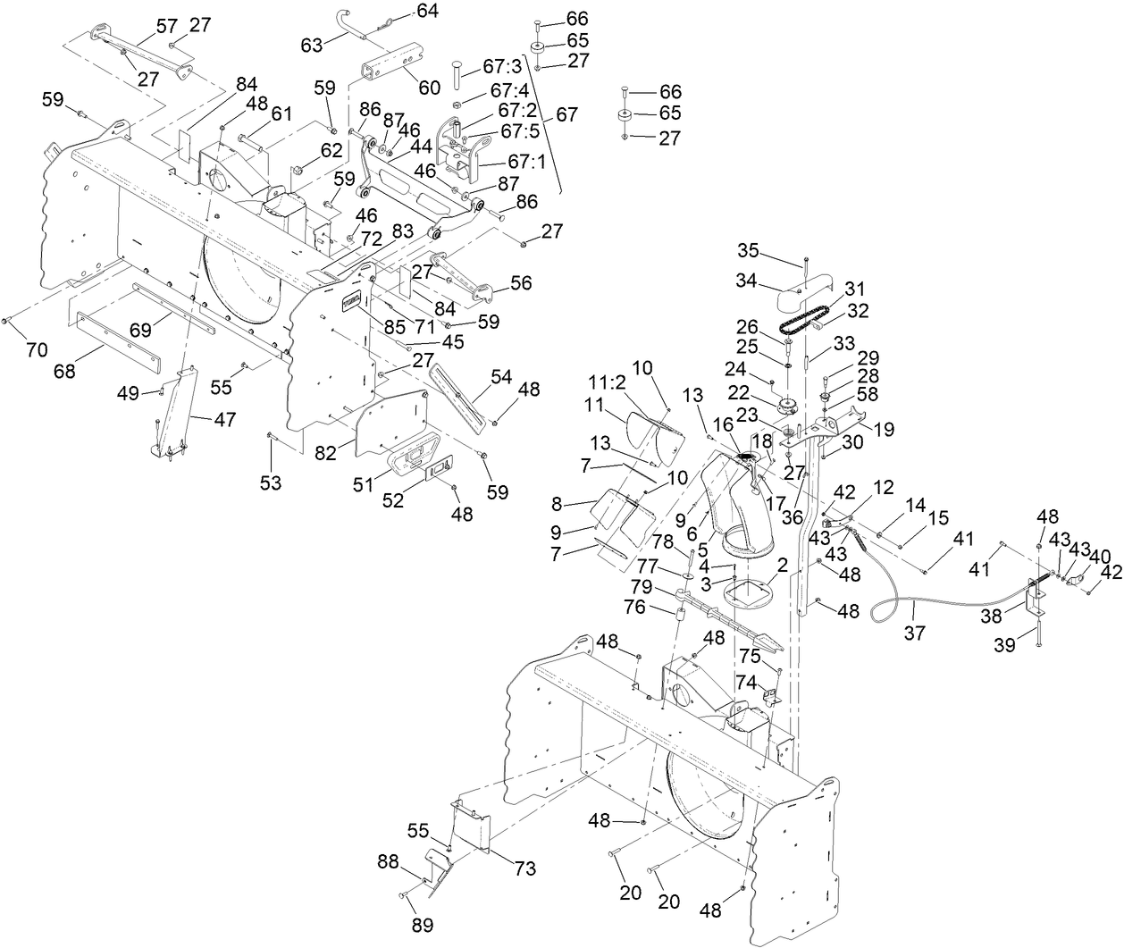 Housing and Chute Assembly