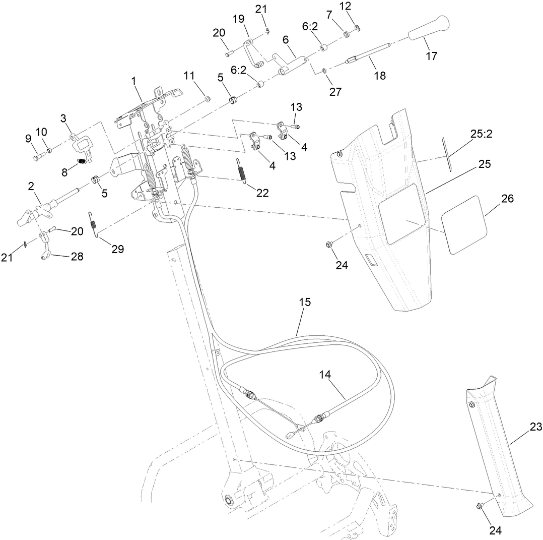 Reel Controls and Covers Assembly