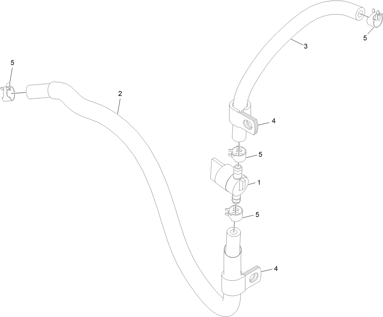 Fuel Line and Valve Assembly No. 142-3596