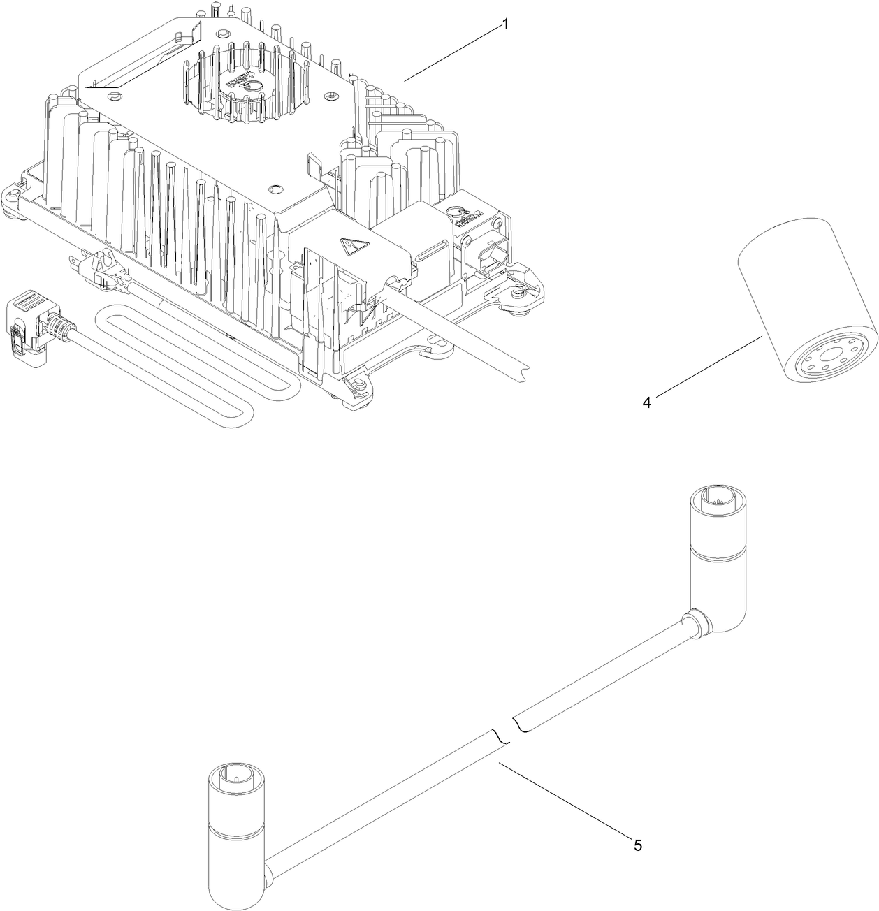 Charger and Miscellaneous Parts Assembly