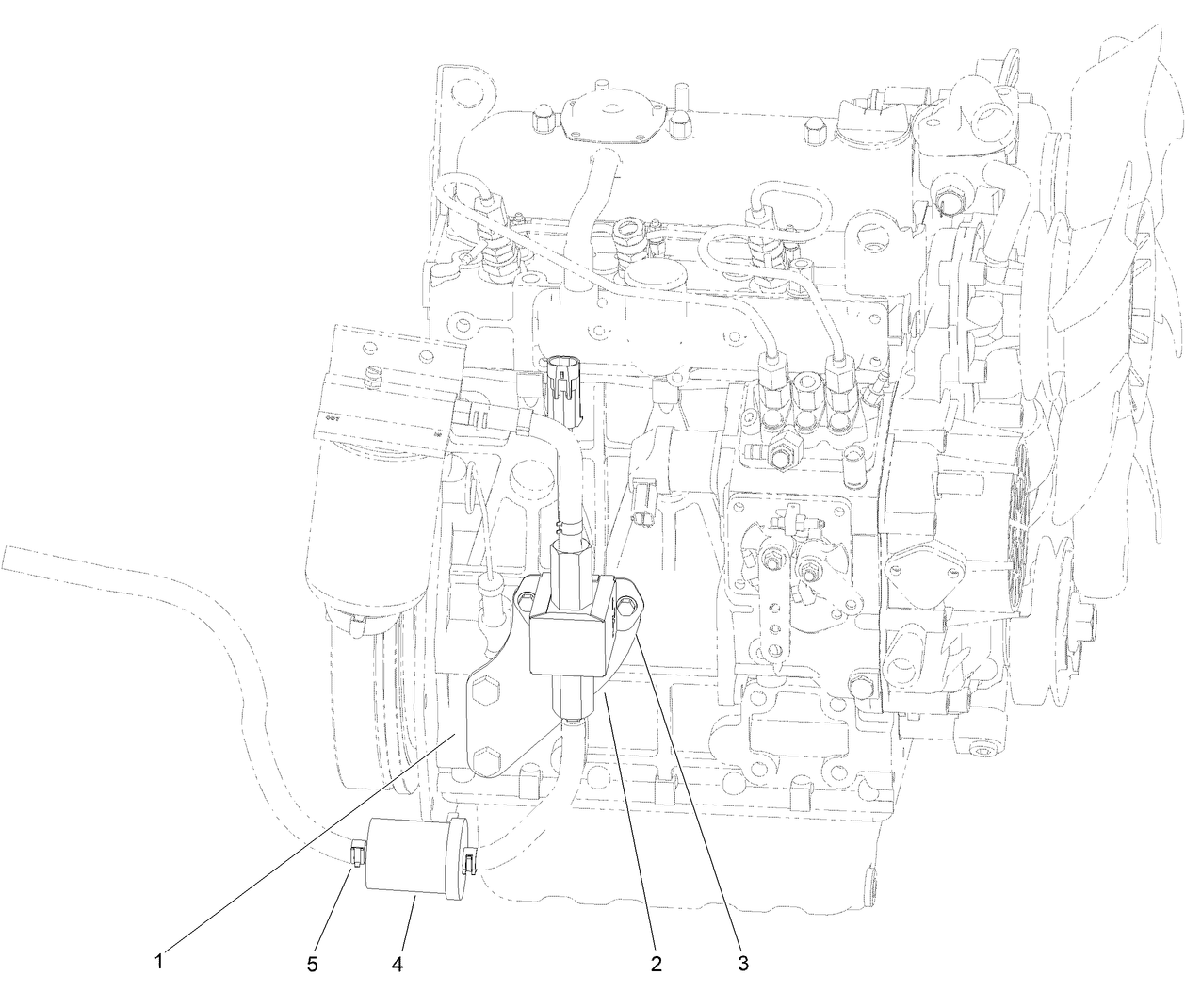 Fuel Pump Replacement Kit Assembly 144-4020  Groundsmaster 3500 Series and Reelmaster 3100 and 3500 Series