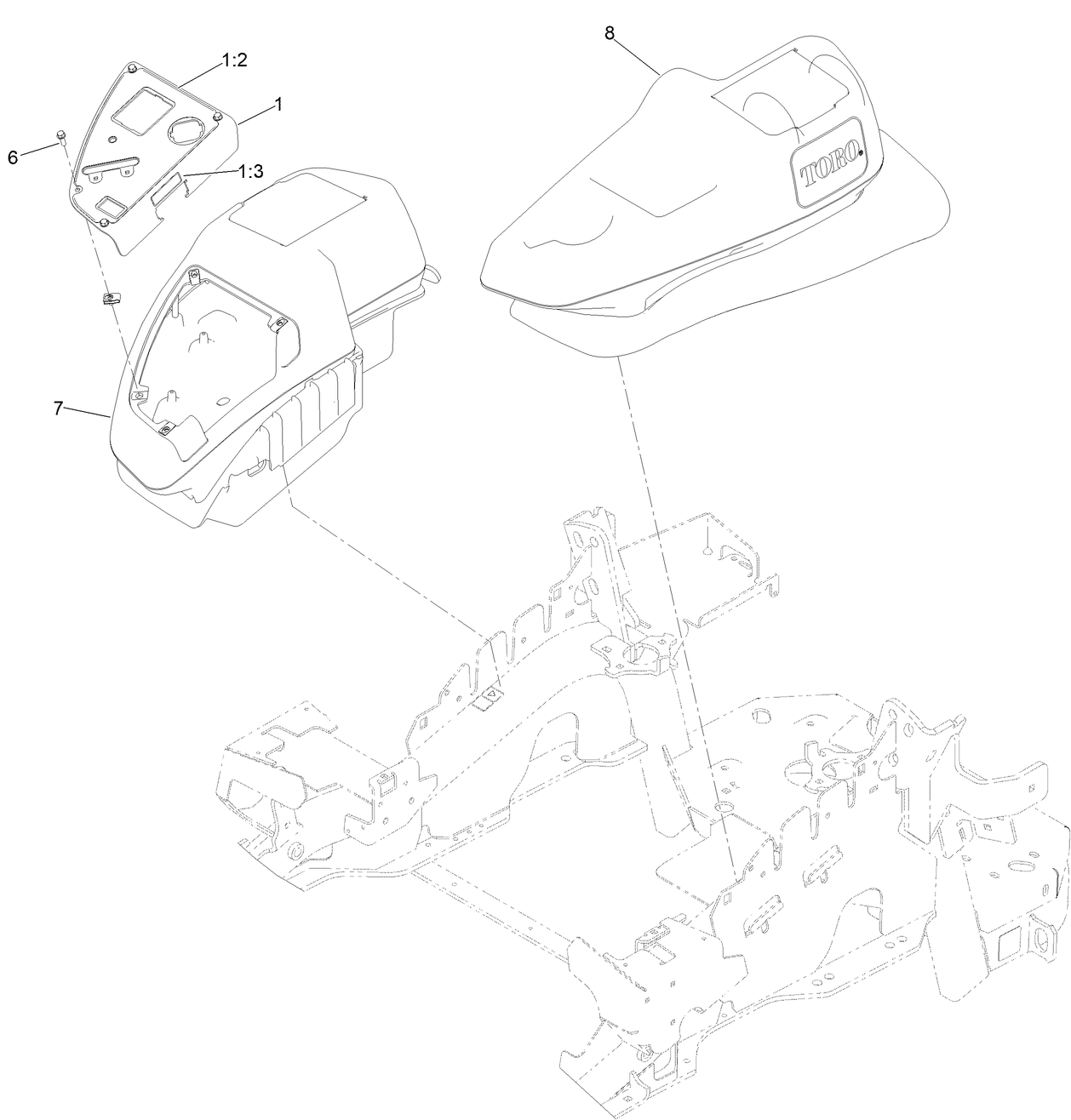 Console and Control Panel Assembly