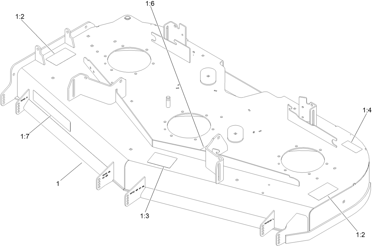 Deck Decal Assembly No. 144-6588