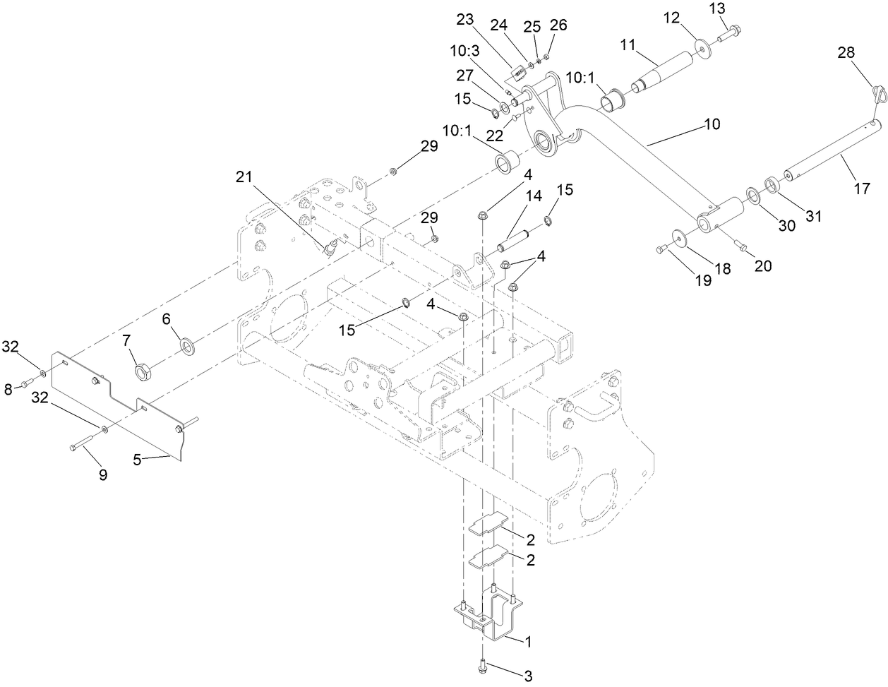 Rear Lift Arm Assembly