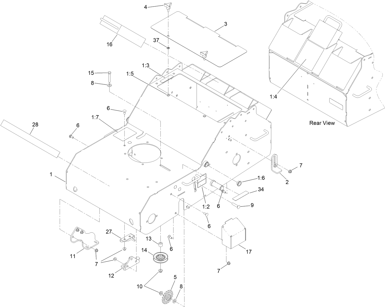 Engine Frame Assembly
