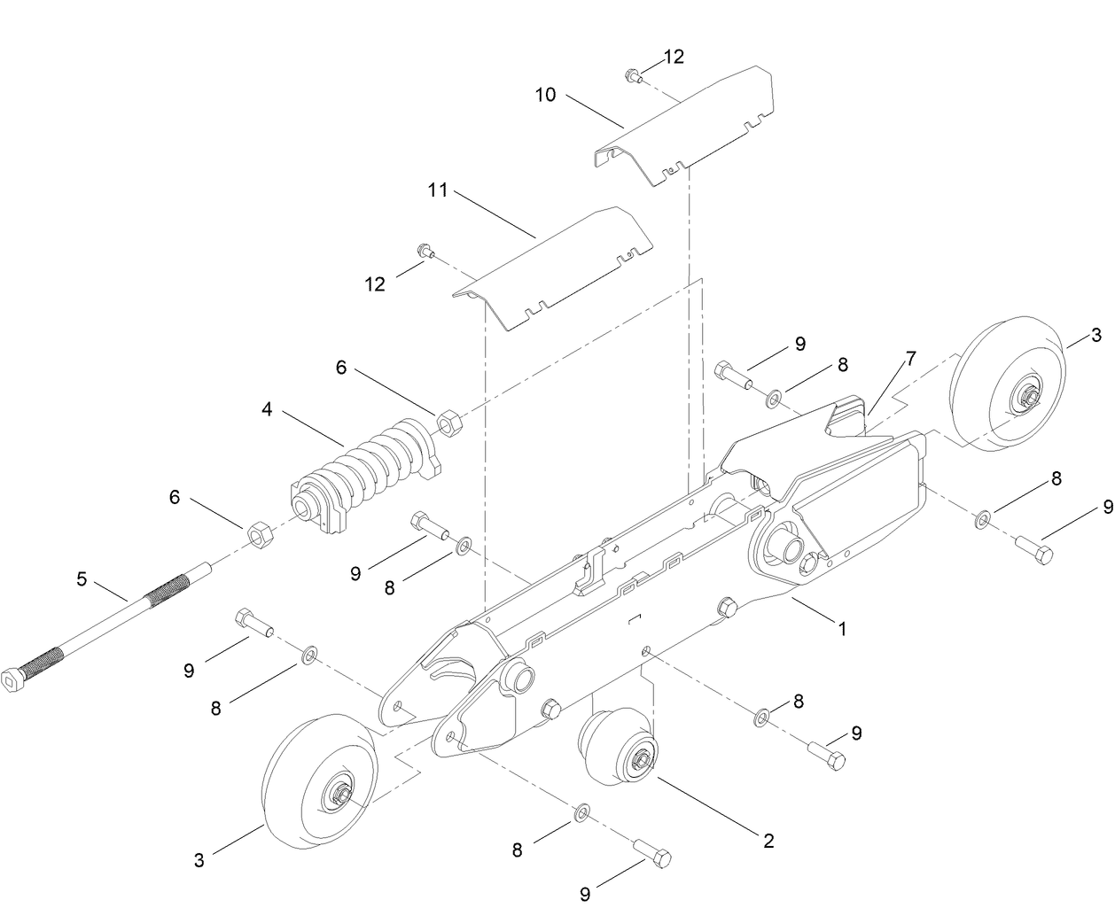 LH Track Assembly No. 139-7294