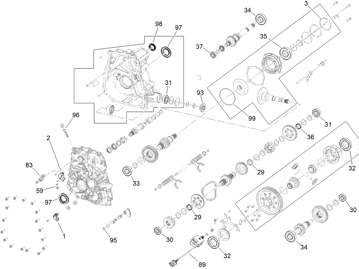 Transaxle Assembly No. 140-2611