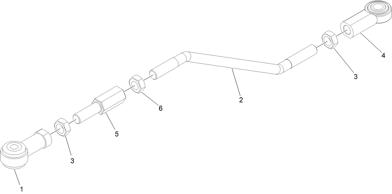 Front Linkage Rod Assembly No. 142-8447