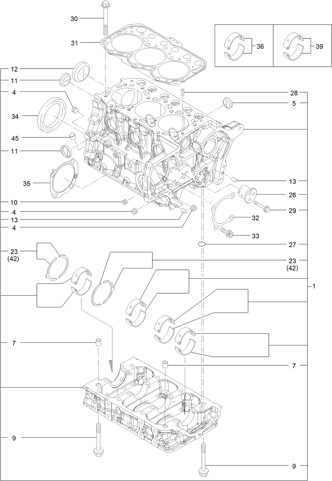 Cylinder Block Assembly