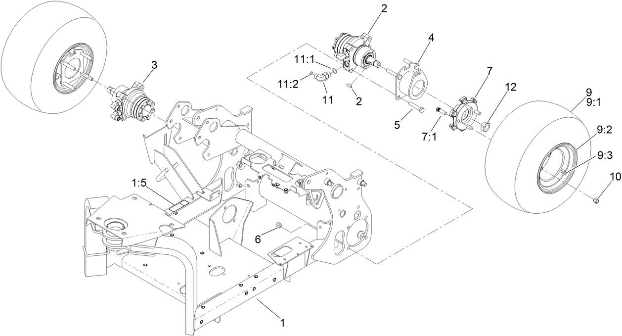Rear Hydraulic Drive Assembly