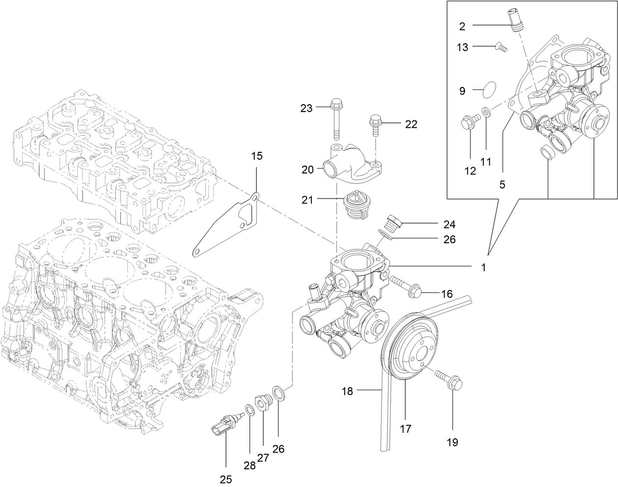 Cooling Water System Assembly