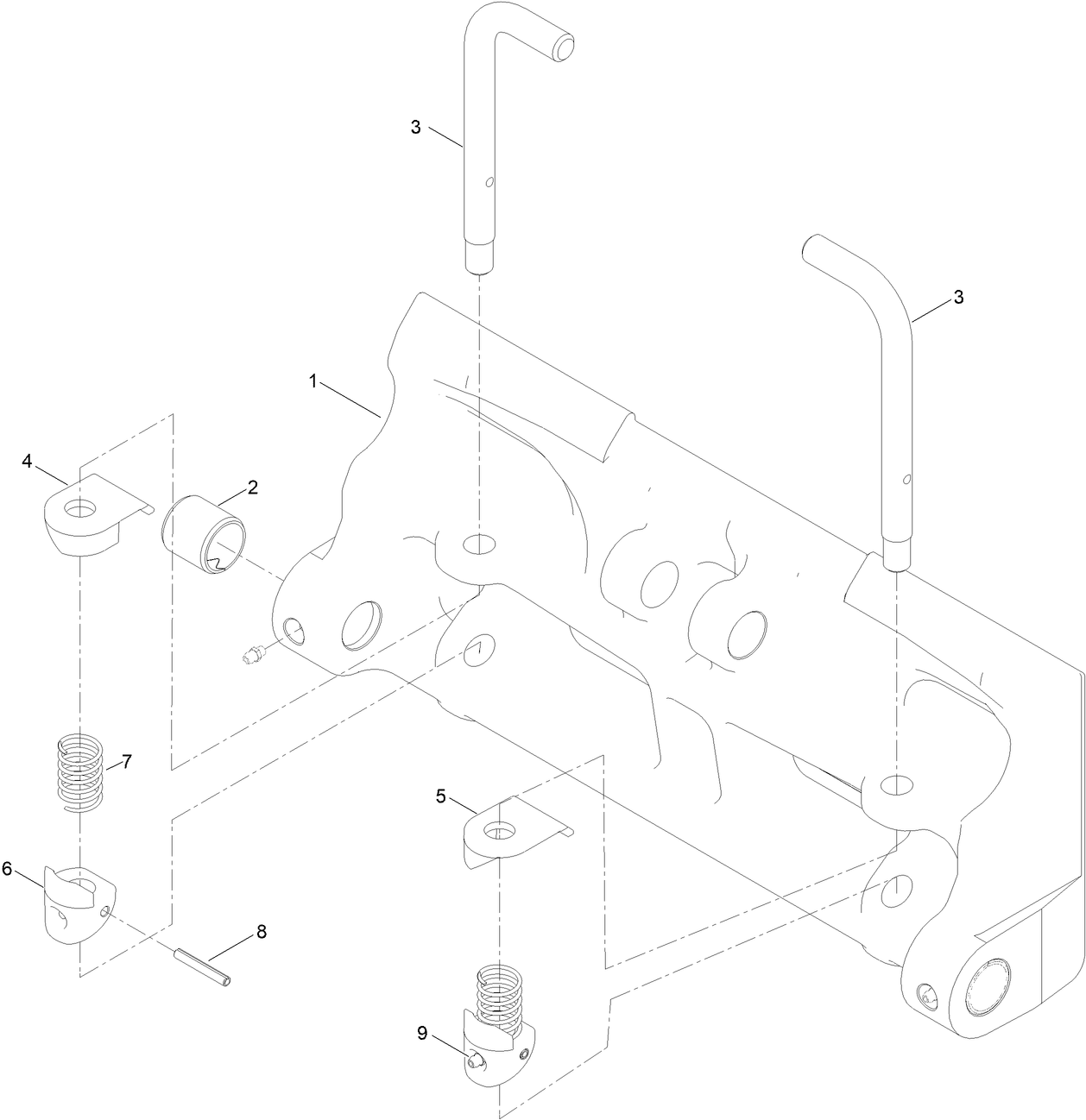 Attachment Plate Assembly No. 140-6017