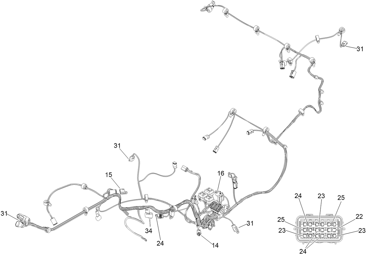Wire Harness Assembly No. 122-1868