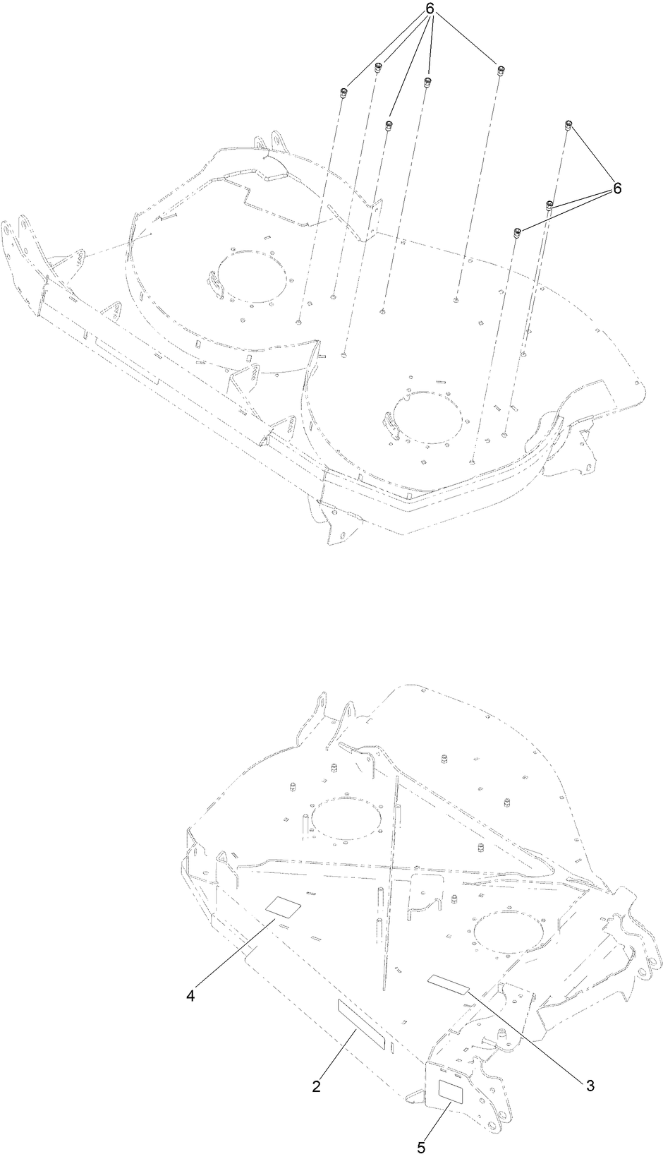 RH WIng Deck Decal Assembly No. 142-6823