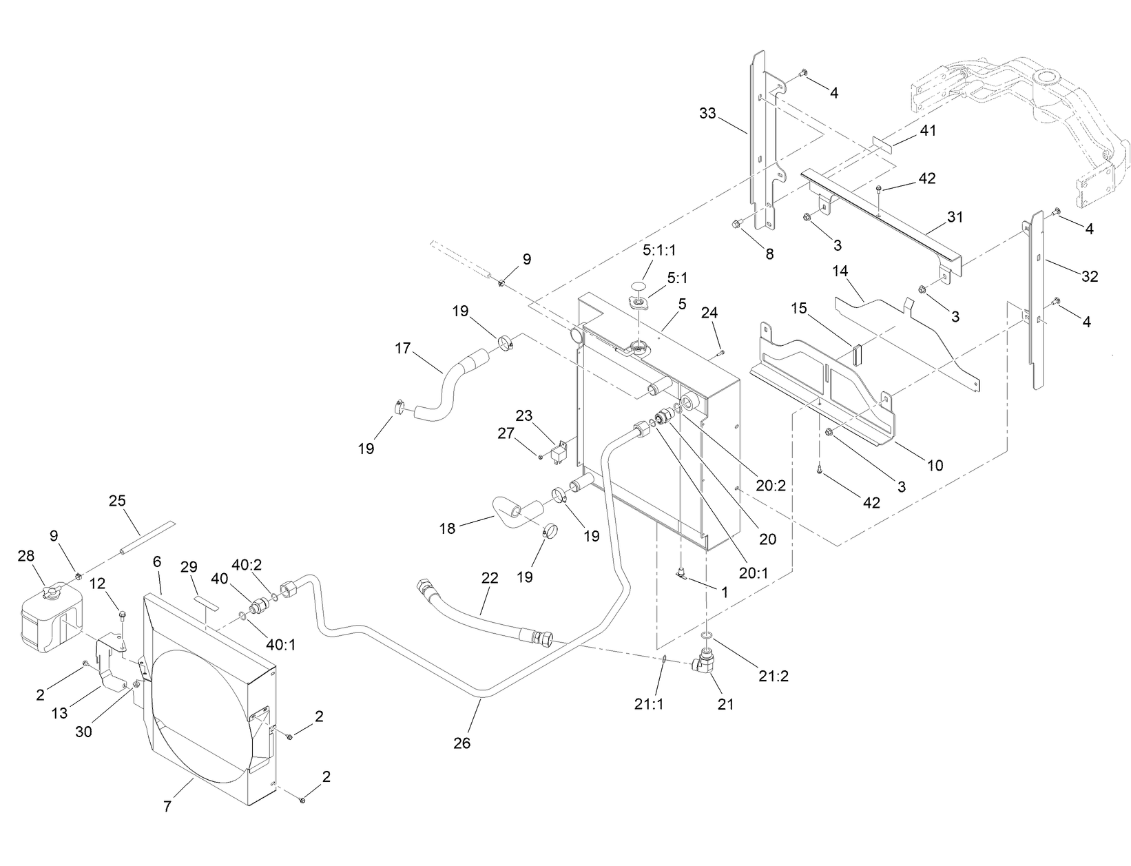 Radiator and Oil Cooler Assembly