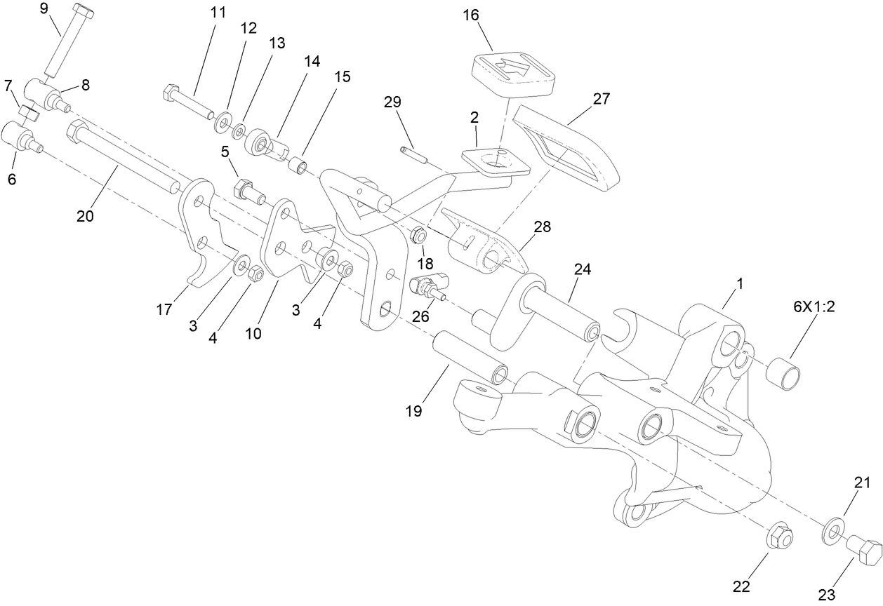 Right Hand Support Platform Assembly
