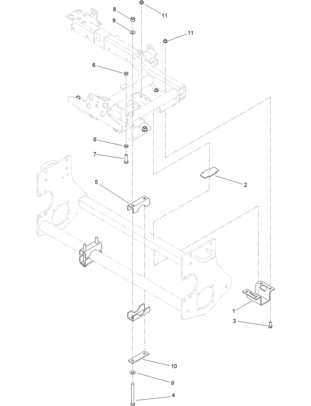 Sidewinder Carrier Mounting Assembly