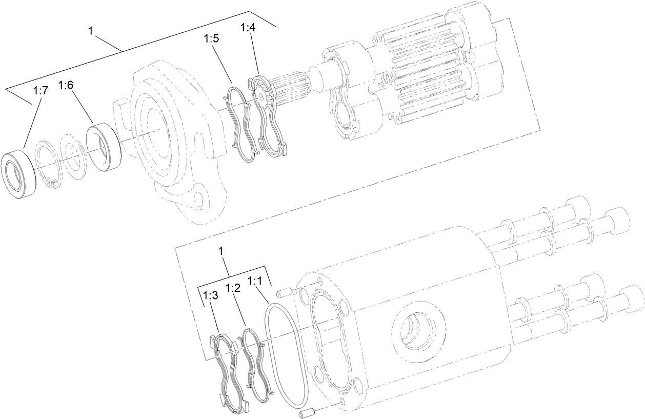 Hydraulic Reel Motor Assembly No. 120-2072