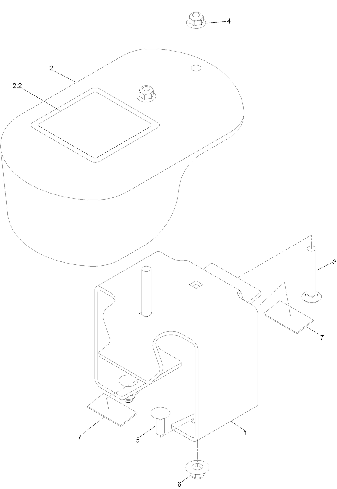 Parts – 72in E-Z Vac DFS Collection System, Z Master 4000 Series