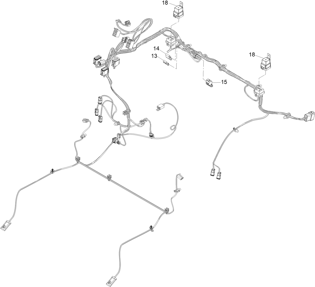 Main Wire Harness Assembly No. 122-2377