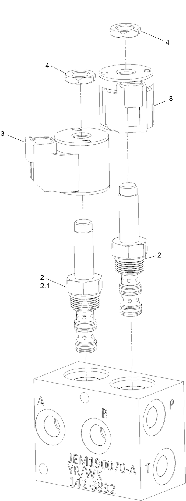 Hydraulic Valve Assembly No. 142-3892