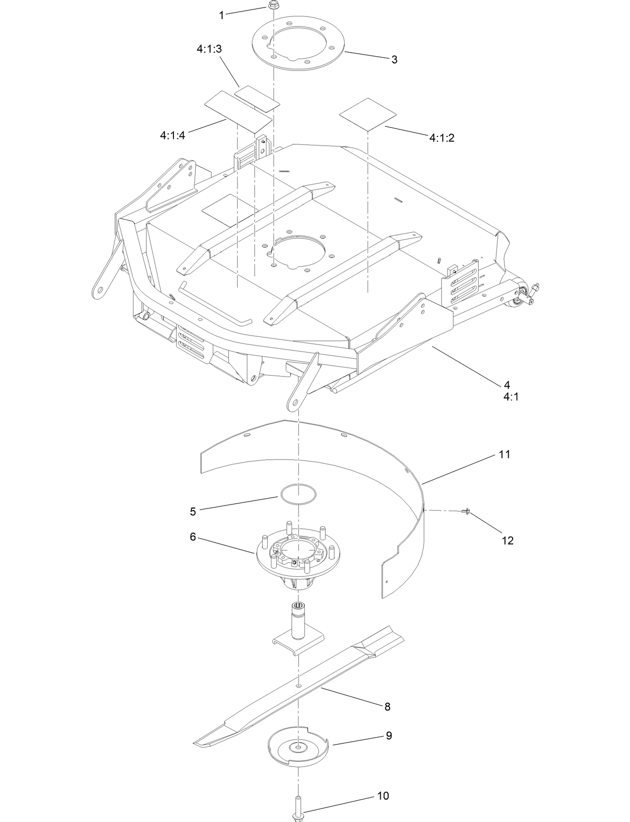 Chamber, Blade and Spindle Assembly