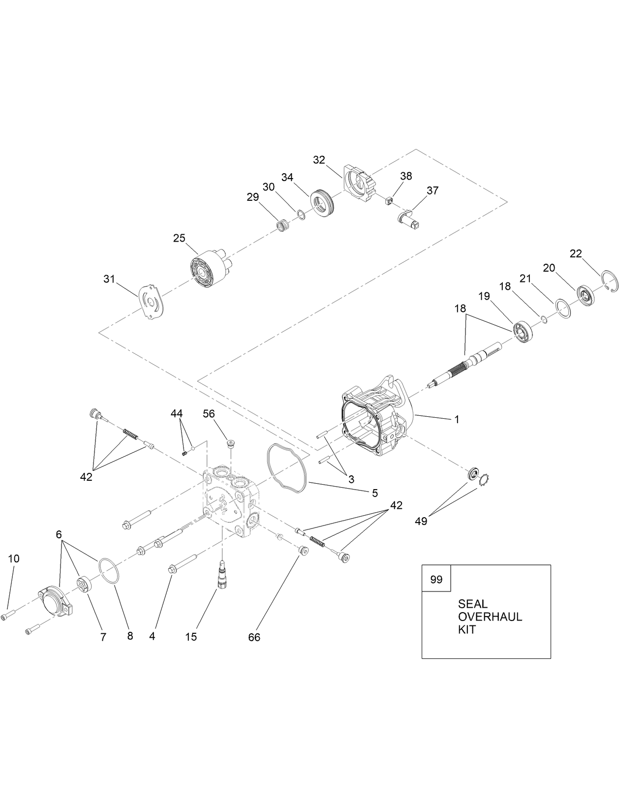 Hydraulic Pump Assembly No. 117-6410