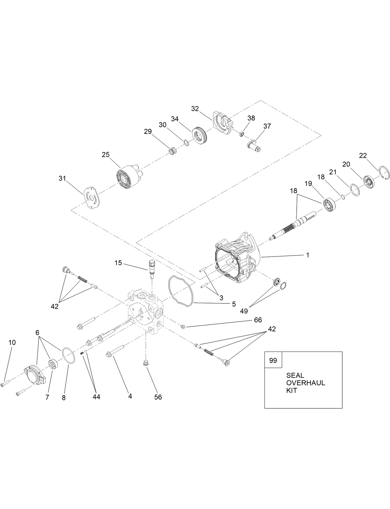 Hydraulic Pump Assembly No. 117-6409