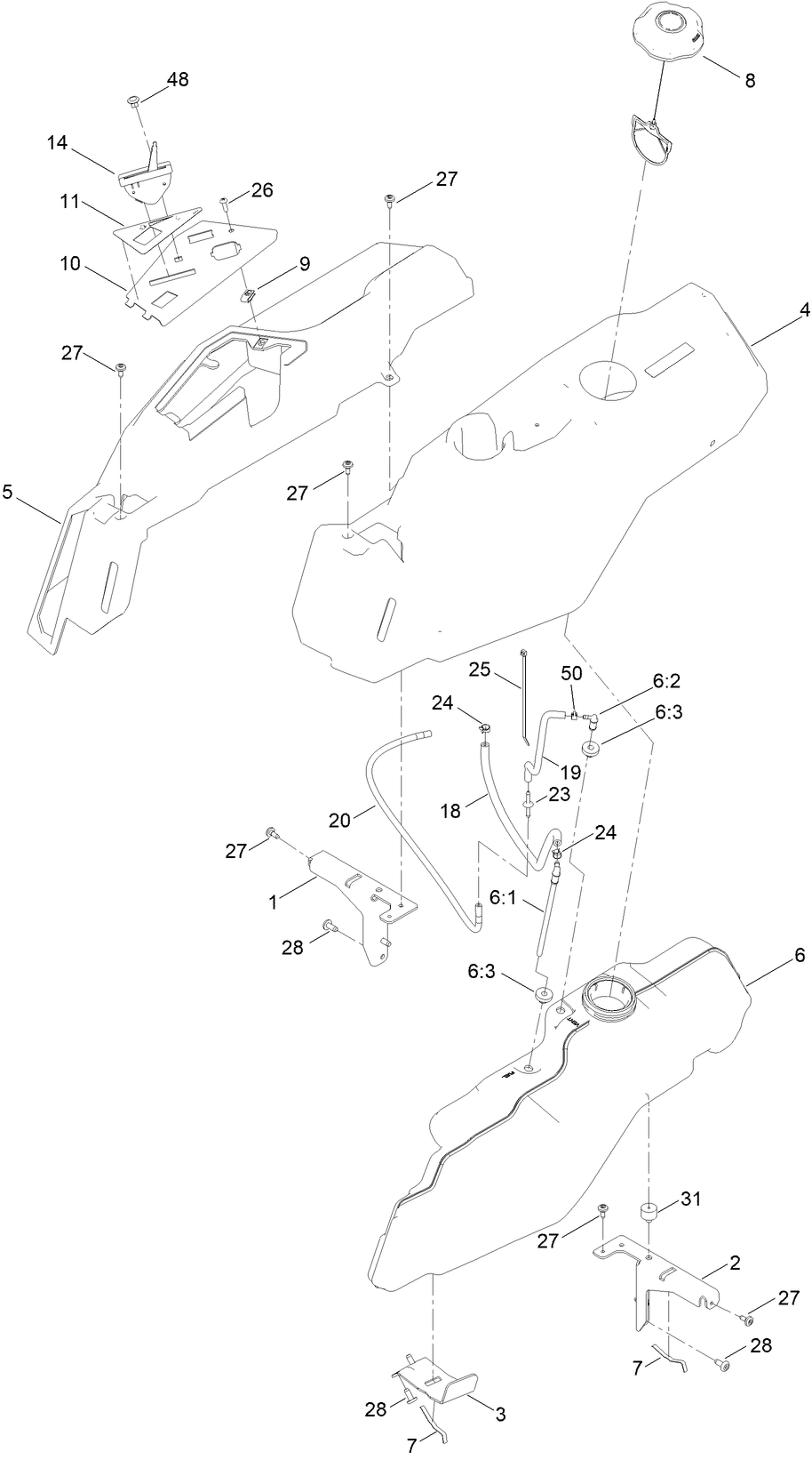 Fuel and Body Styling Assembly