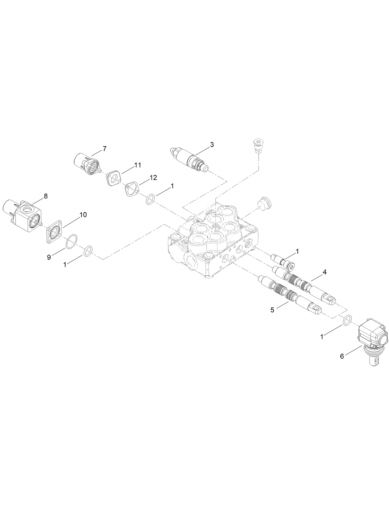 2-Spool Valve Assembly No. 115-4062