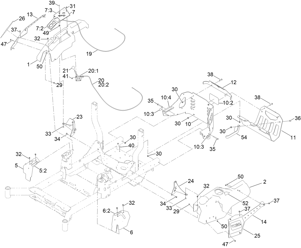 Console and Guard Assembly