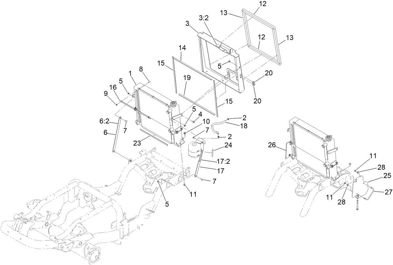 Radiator and Cooler Assembly