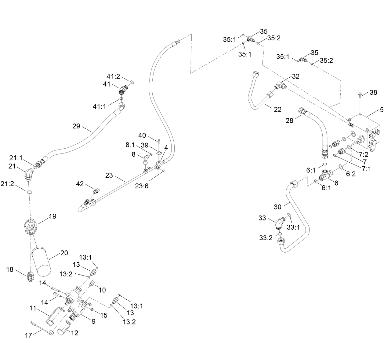 Auxiliary Hydraulic Assembly