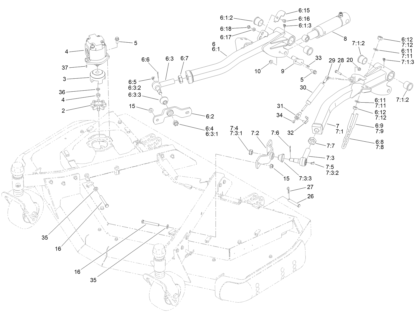 Front Deck Installation Assembly