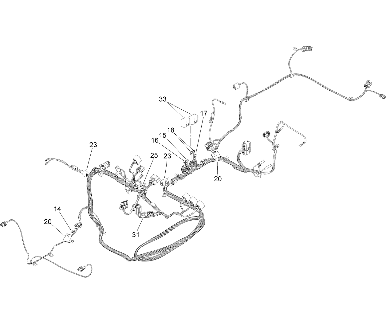 Main Wire Harness Assembly No. 122-2488