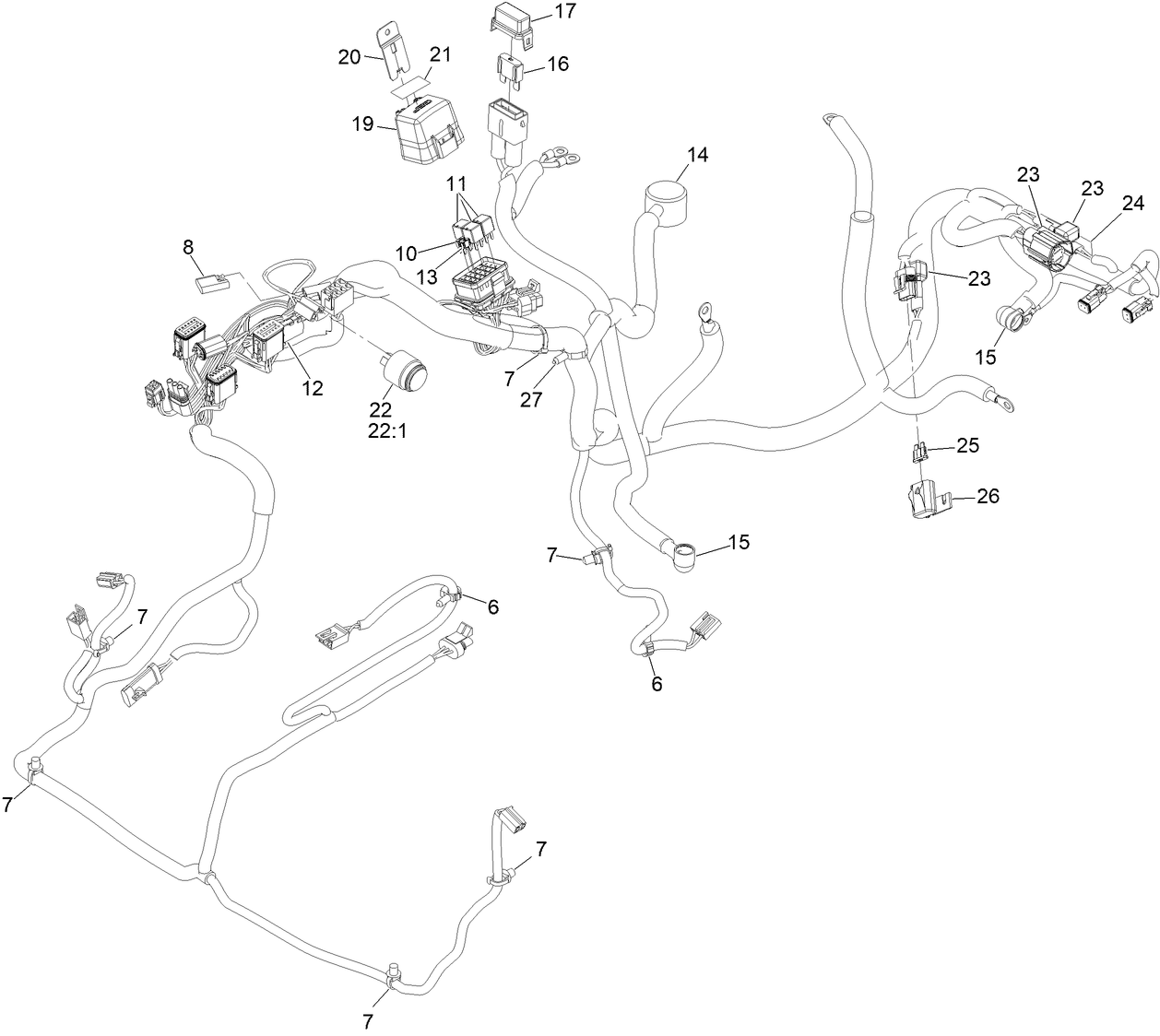 Electrical Harness Assembly No. 142-8168
