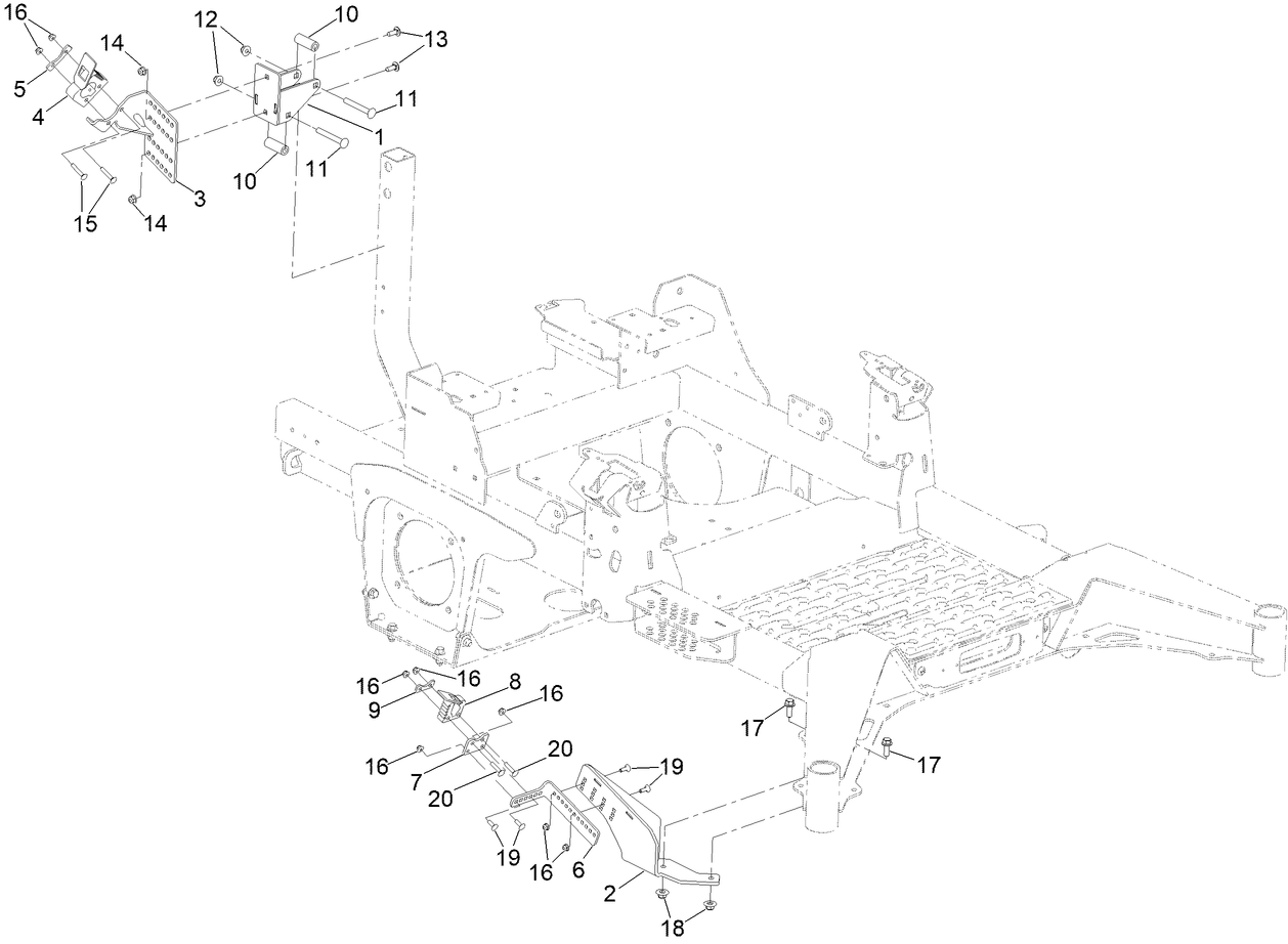 Trimmer Mount Assembly No. 145-8402