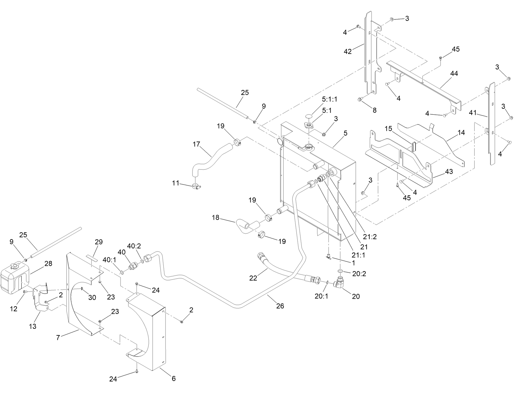 Radiator and Oil Cooler Assembly