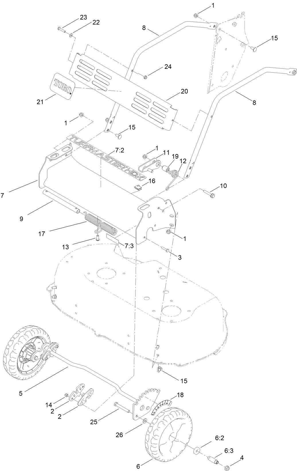 Front Bumper and Wheel Assembly