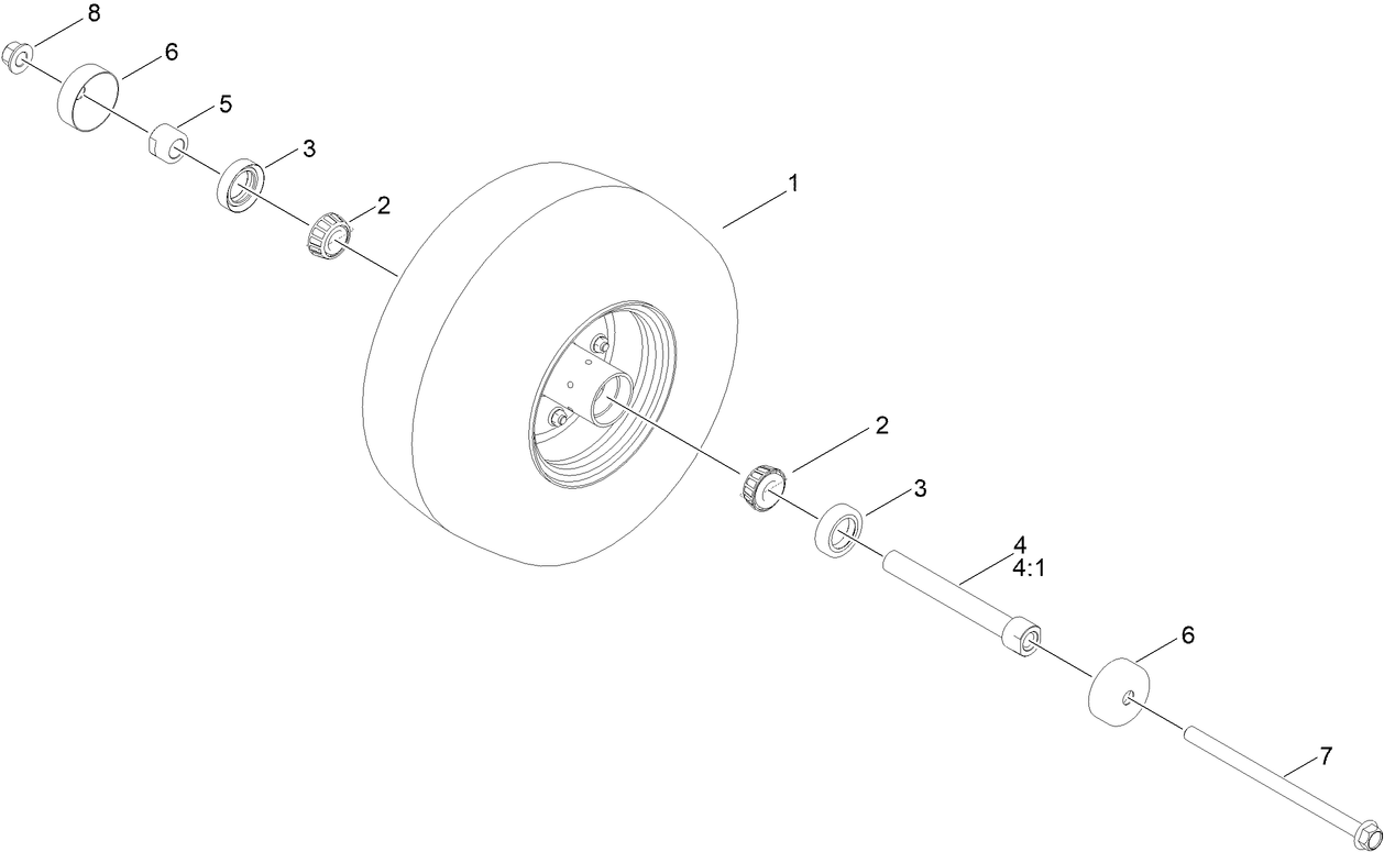 Flat Free Wheel Kit No. 126-9368