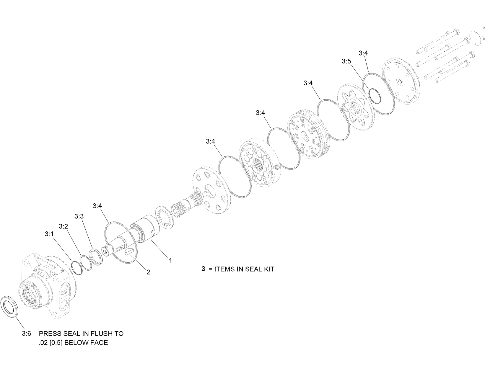 Hydraulic Motor Assembly No. 95-8694