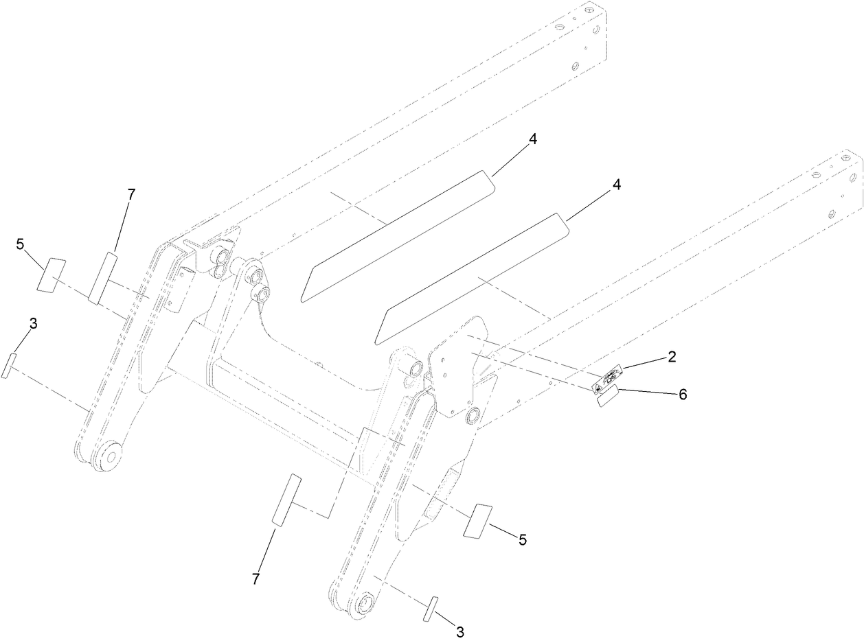 Lower Loader Arm Assembly No. 138-4731