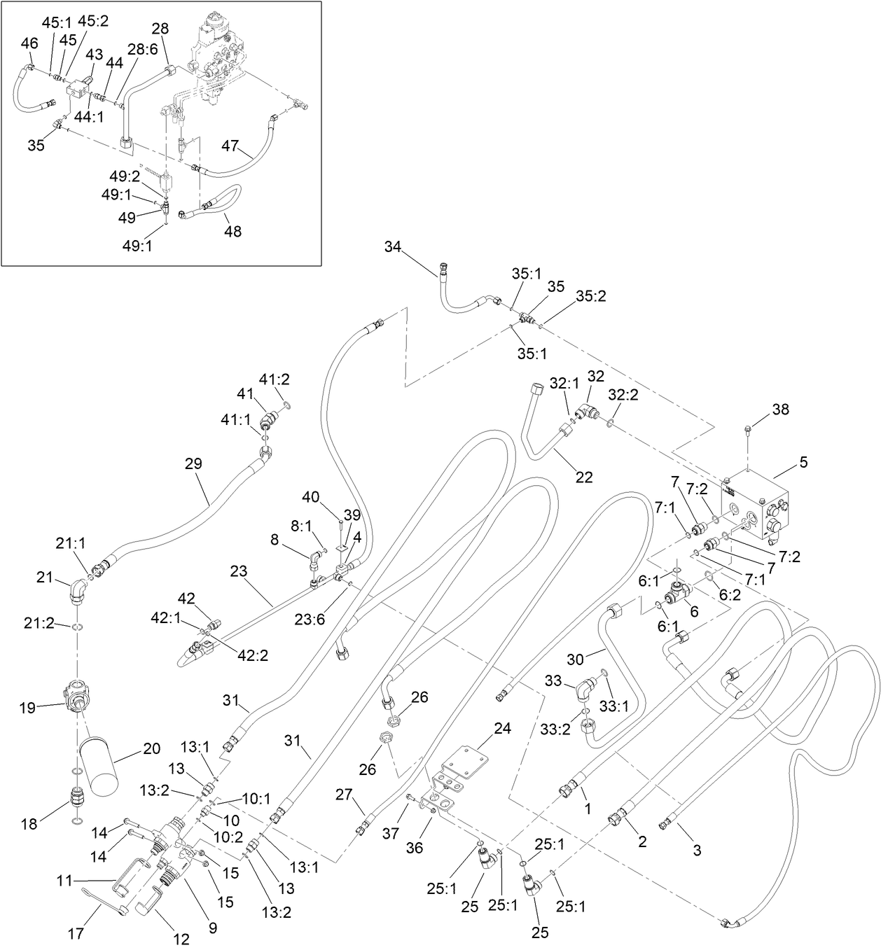 Auxiliary Hydraulic Assembly