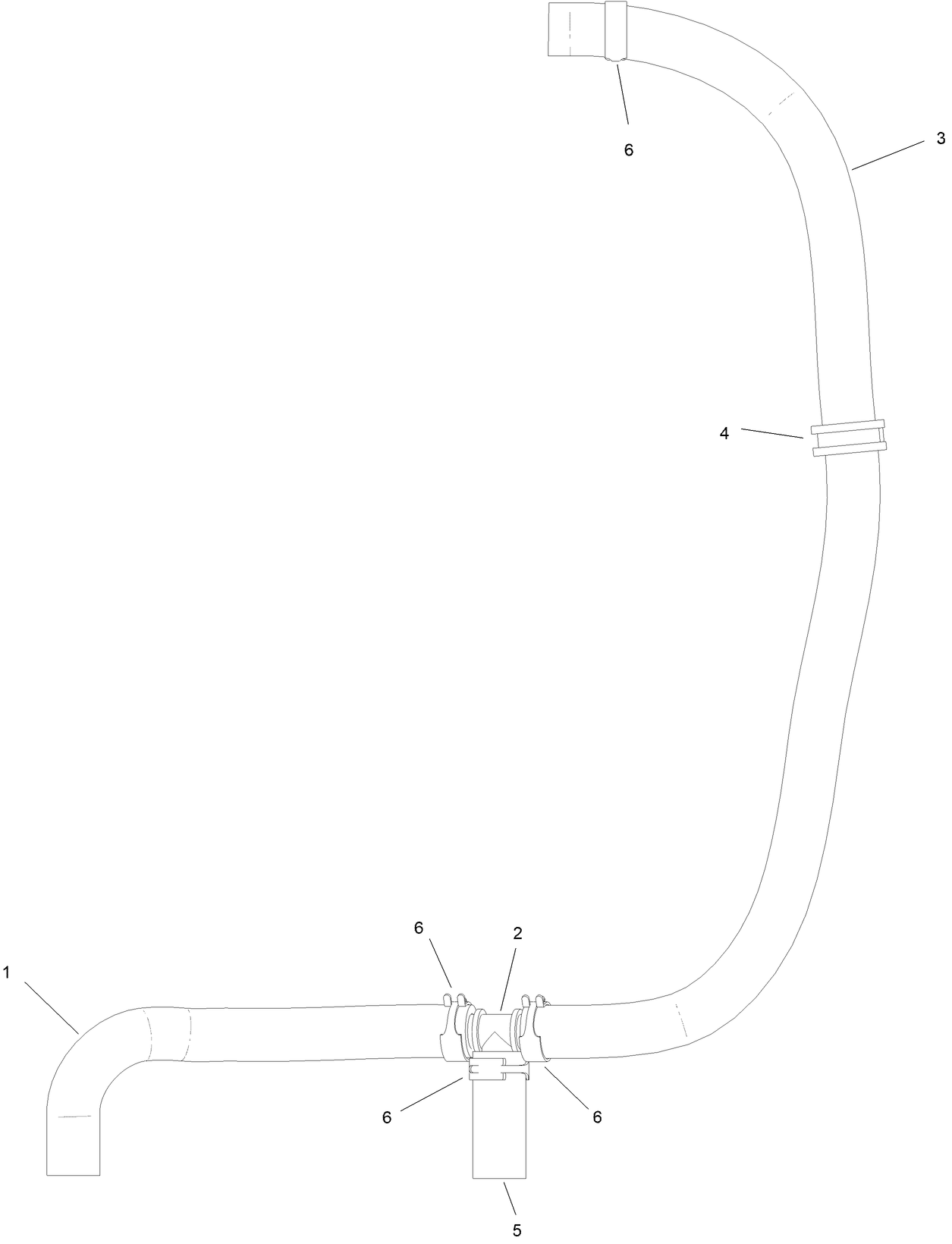 Overflow Hose Assembly