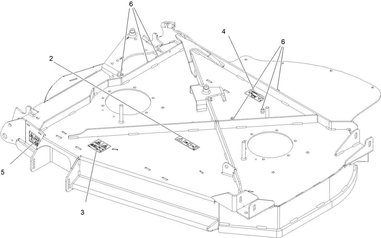 LH Wing Deck W/Decals Assembly No. 142-6825